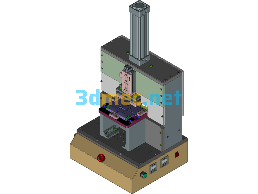 Plastic Parts Punching And Cutting Fixture UG(NX) 3D Model Free Download