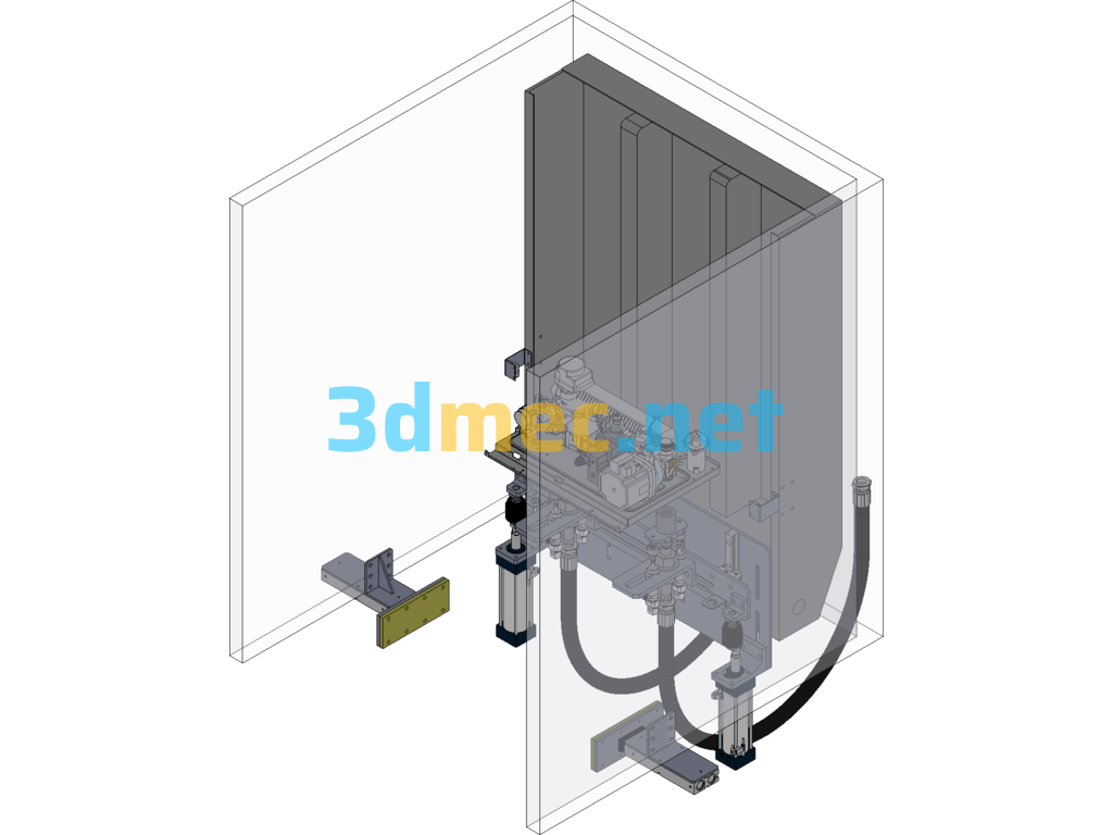 Wall-Hung Boiler Integrated Automatic Take-Over Equipment SolidWorks 3D Model Free Download