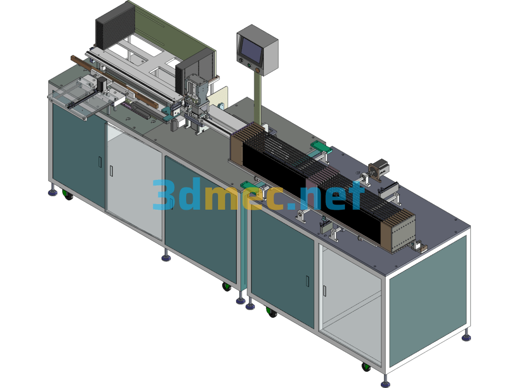 Multi-Model Wire Channel Processing Machine (3D Original File + BOM + Engineering Drawings) SolidWorks 3D Model Free Download