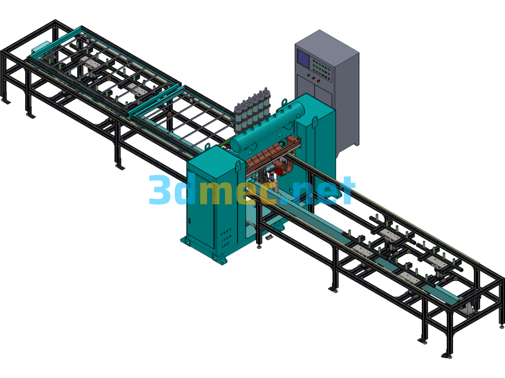 Multi-Point Gantry Welder SolidWorks 3D Model Free Download
