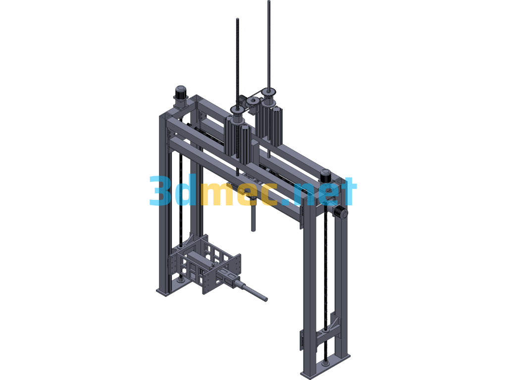 Multi-Degree-Of-Freedom Adjustment Mechanism Exported 3D Model Free Download