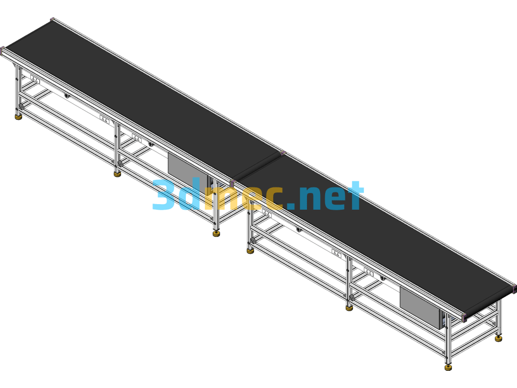 High-Load Conveyor SolidWorks 3D Model Free Download