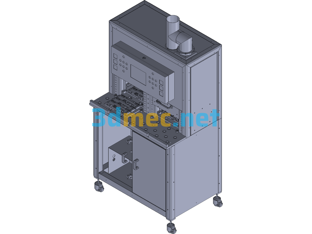 Continental Preheating Furnace Exported 3D Model Free Download
