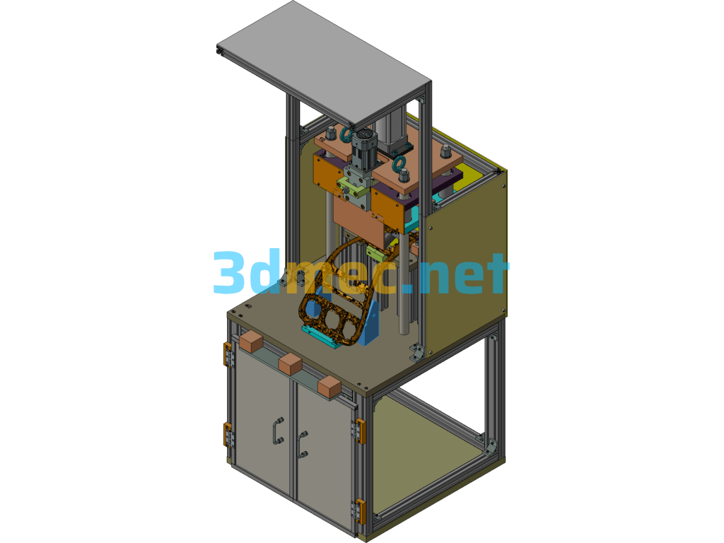 Mercedes-Benz Instrument Panel Skeleton Milling Machine UG(NX) 3D Model Free Download