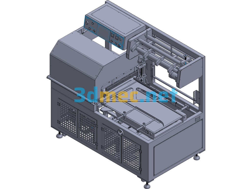 Bagging Machine Exported 3D Model Free Download