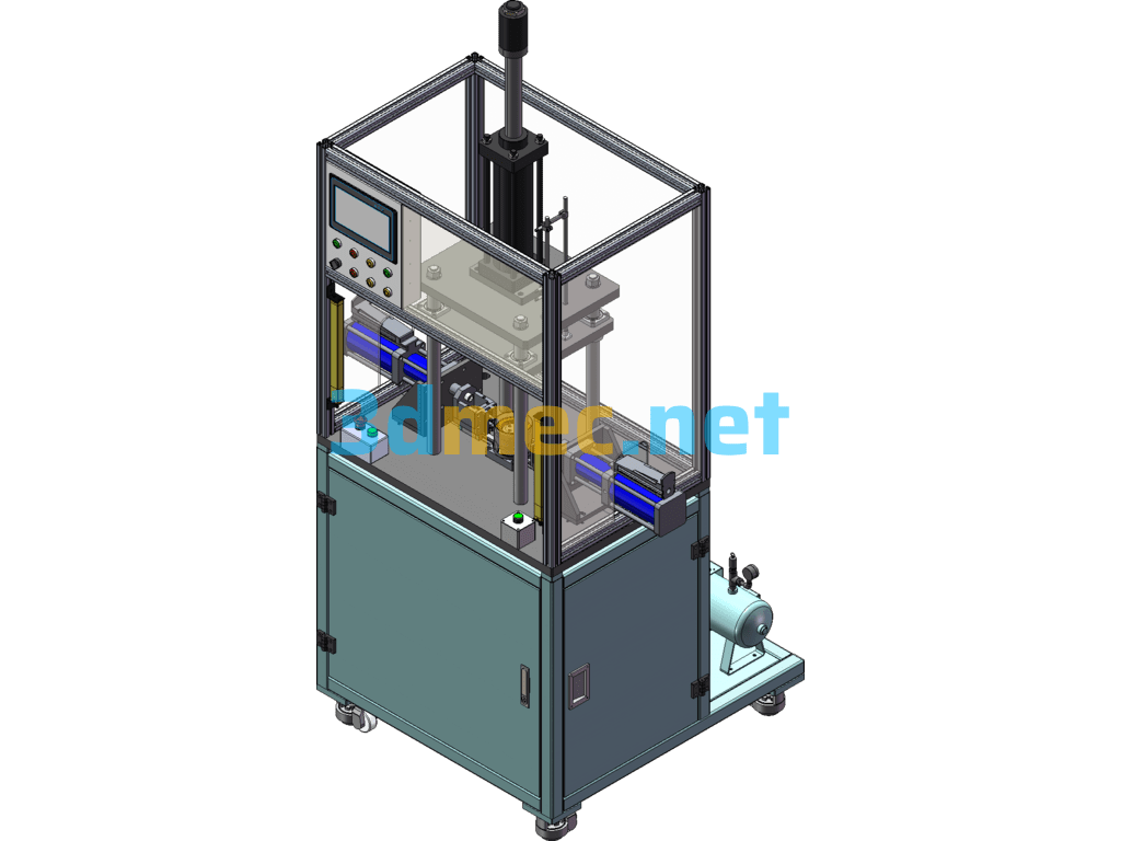 Stator Riveting Machine SolidWorks 3D Model Free Download
