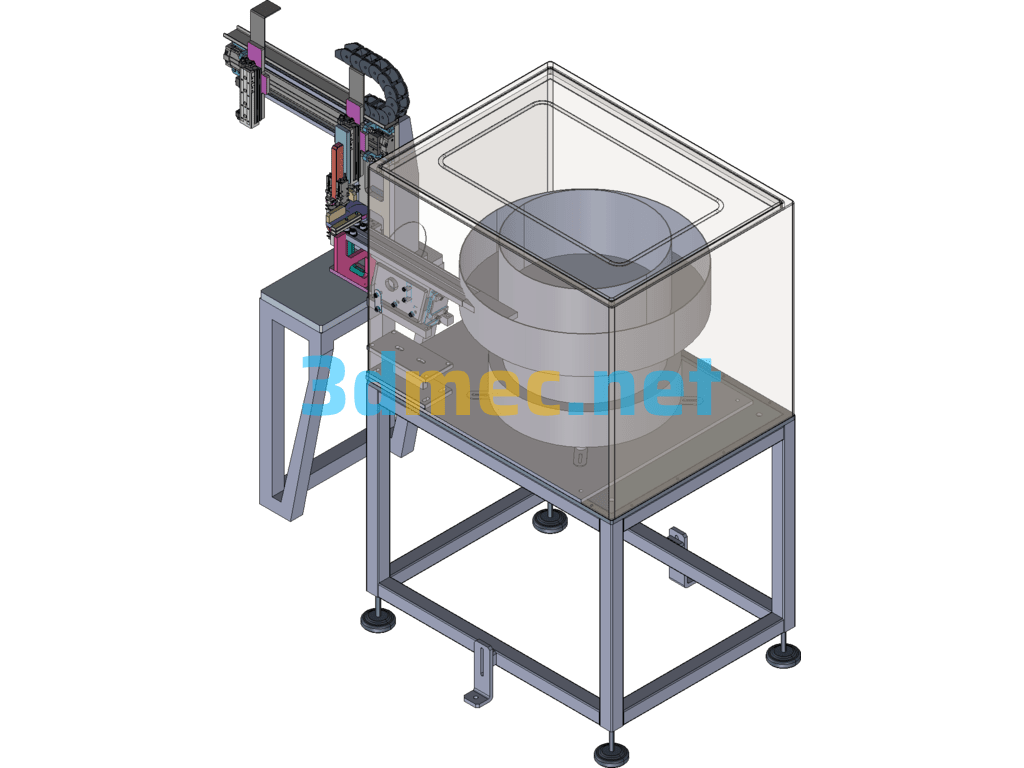 Feeding Machine For Small Products Creo(ProE) 3D Model Free Download