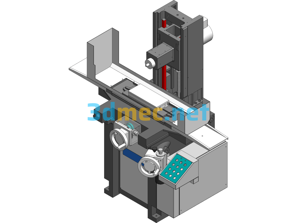 Small Hand Grinder SolidWorks 3D Model Free Download