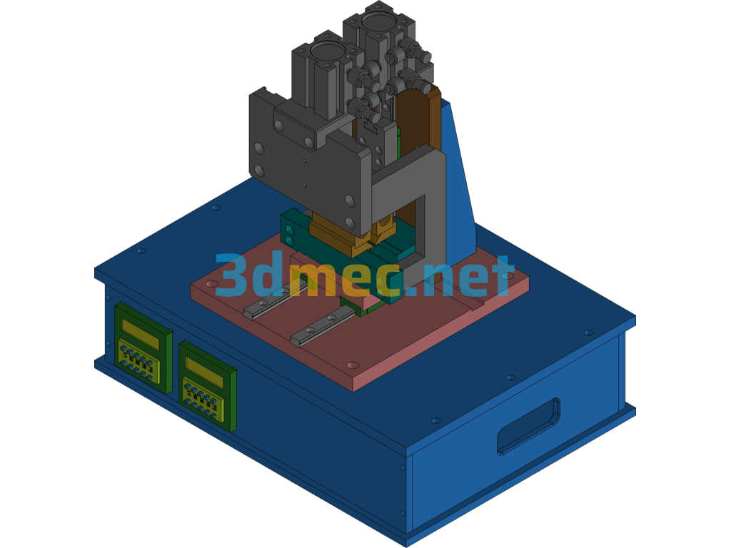 Small Heat Press Exported 3D Model Free Download