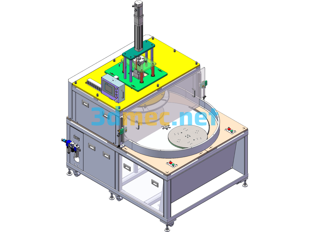Duplex Automatic Sanding Machine Has Been Produced Including BOM, DFM. SolidWorks 3D Model Free Download