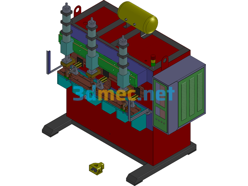 Cabinet Welding Machine Equipment Has Been Produced SolidWorks 3D Model Free Download