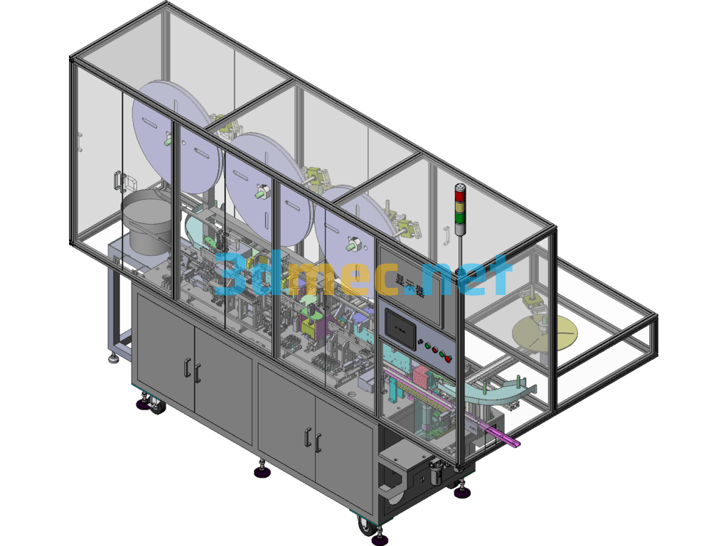 Needle Inserters Produced (With DFM/BOM) SolidWorks 3D Model Free Download
