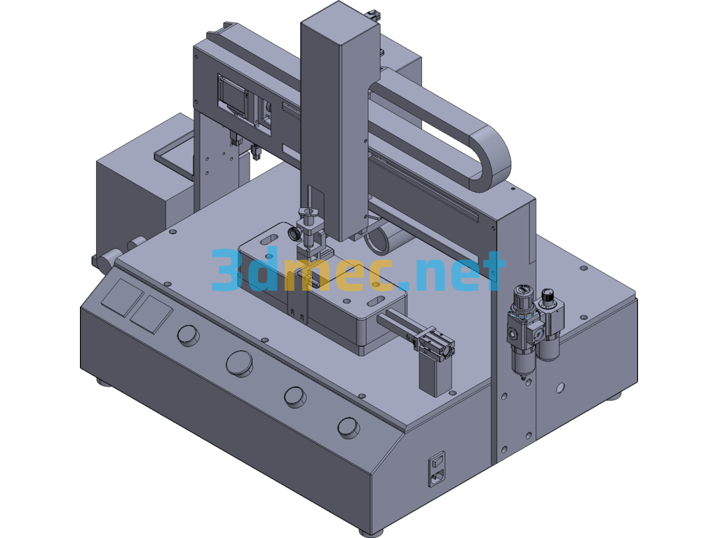 Semi-Automatic Dispenser With Vision Exported 3D Model Free Download