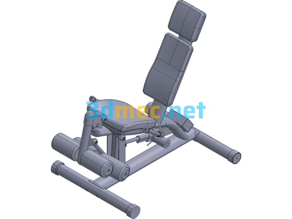 Rehabilitation Kick Calf Muscle Exercise Rehabilitation Equipment SolidWorks 3D Model Free Download