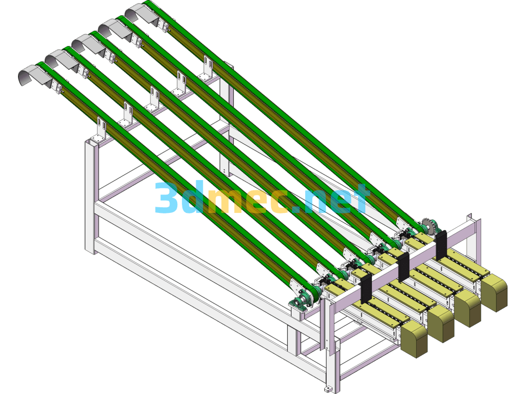 Slotted Line Climber SolidWorks 3D Model Free Download