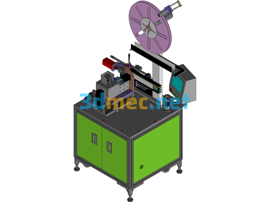 Clip Type Pin Inserter Exported 3D Model Free Download