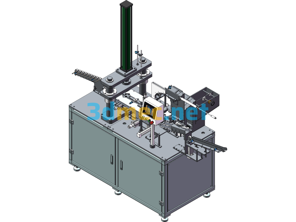 Micro-Motor Rotor Shaft-In Equipment (Automatic Rotor Threading And Riveting Presses) SolidWorks 3D Model Free Download
