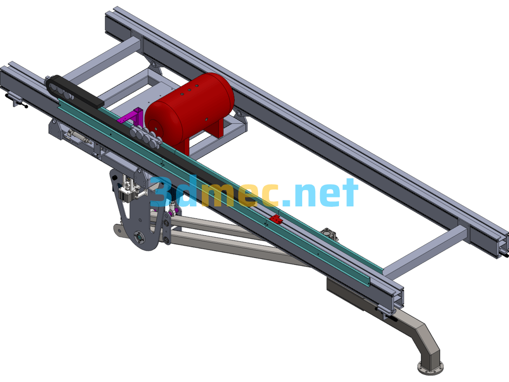 Suspended Power-Assisted Manipulator SolidWorks 3D Model Free Download