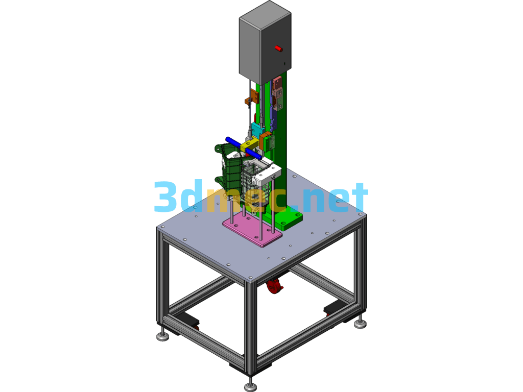 Manual Self-Locking Presses SolidWorks 3D Model Free Download