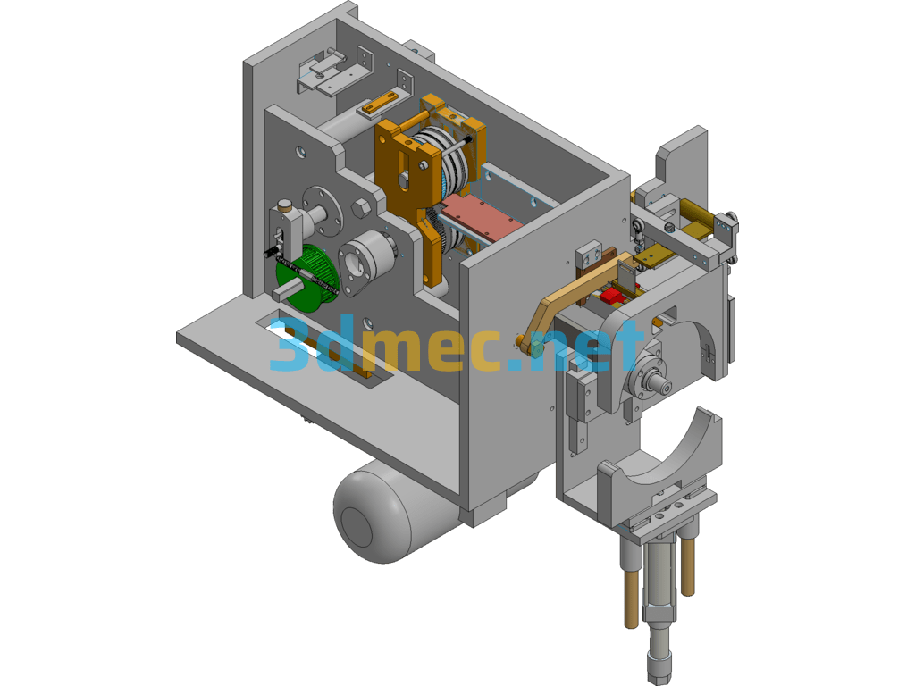 Paper Inserter (For Motor Production) Creo(ProE) 3D Model Free Download