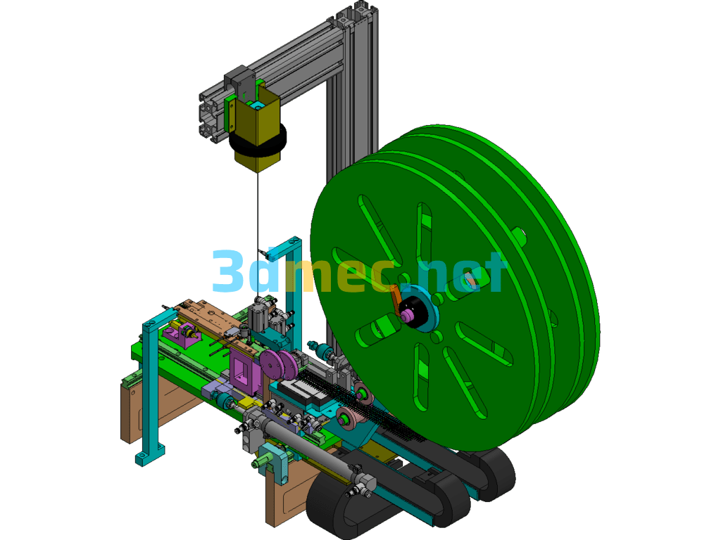 Pin Leveling Mechanism Exported 3D Model Free Download