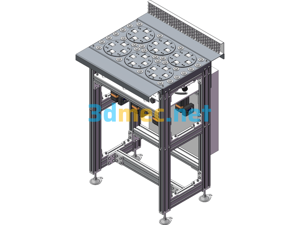 Pendulum Sorting Conveyor SolidWorks 3D Model Free Download