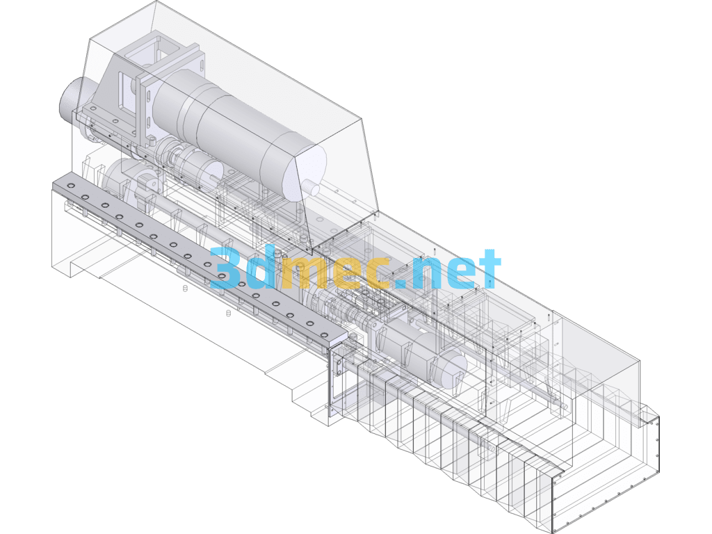 CNC Gantry Milling Machine Ram SolidWorks 3D Model Free Download
