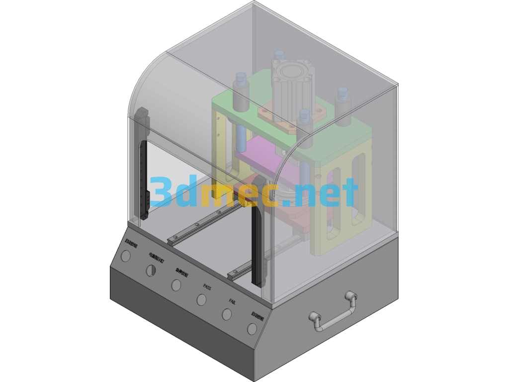 Airtightness Testing Equipment For Heated Chassis Of Food Processors SolidWorks 3D Model Free Download