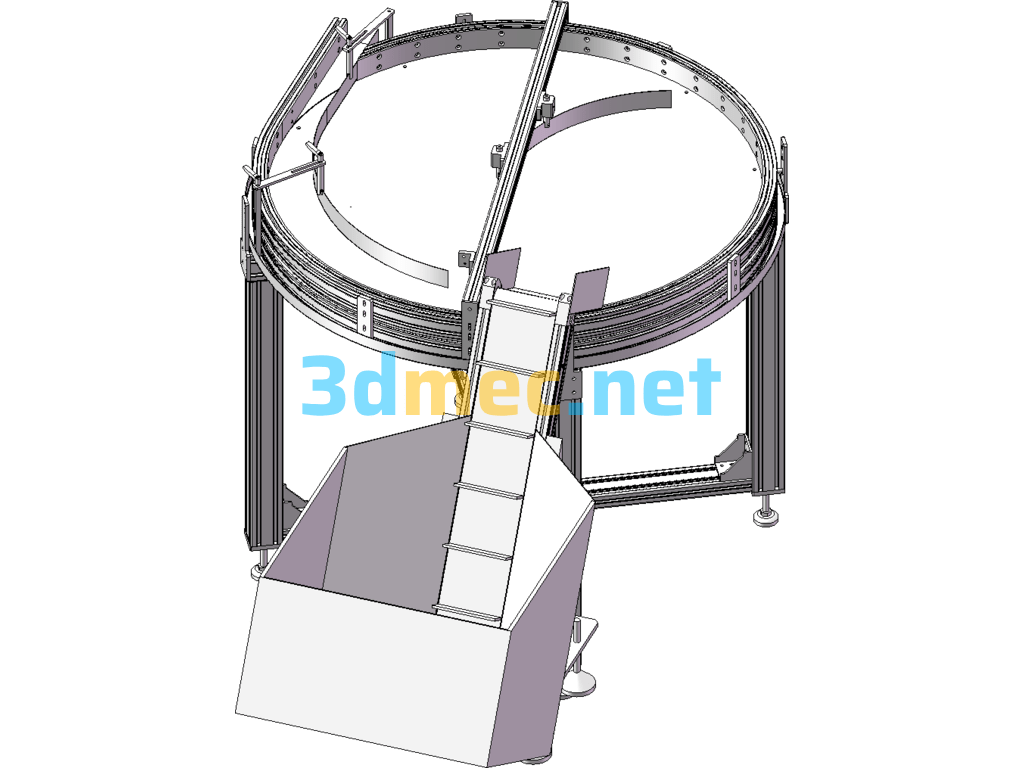 Rotary Loading Sorter SolidWorks 3D Model Free Download