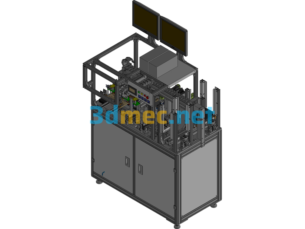 Micro Motor Spindle Oiling Insertion Equipment For Clean Rooms Exported 3D Model Free Download