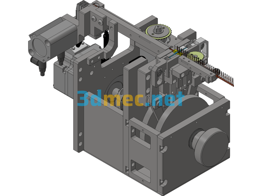 Newest TypeC ️ High-Speed Pin Insertion Machine Exported 3D Model Free Download