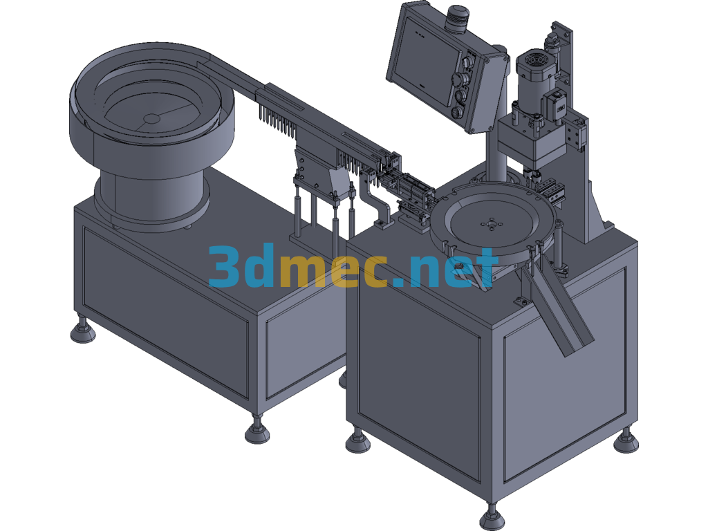 Wood Deburring Machine Exported 3D Model Free Download
