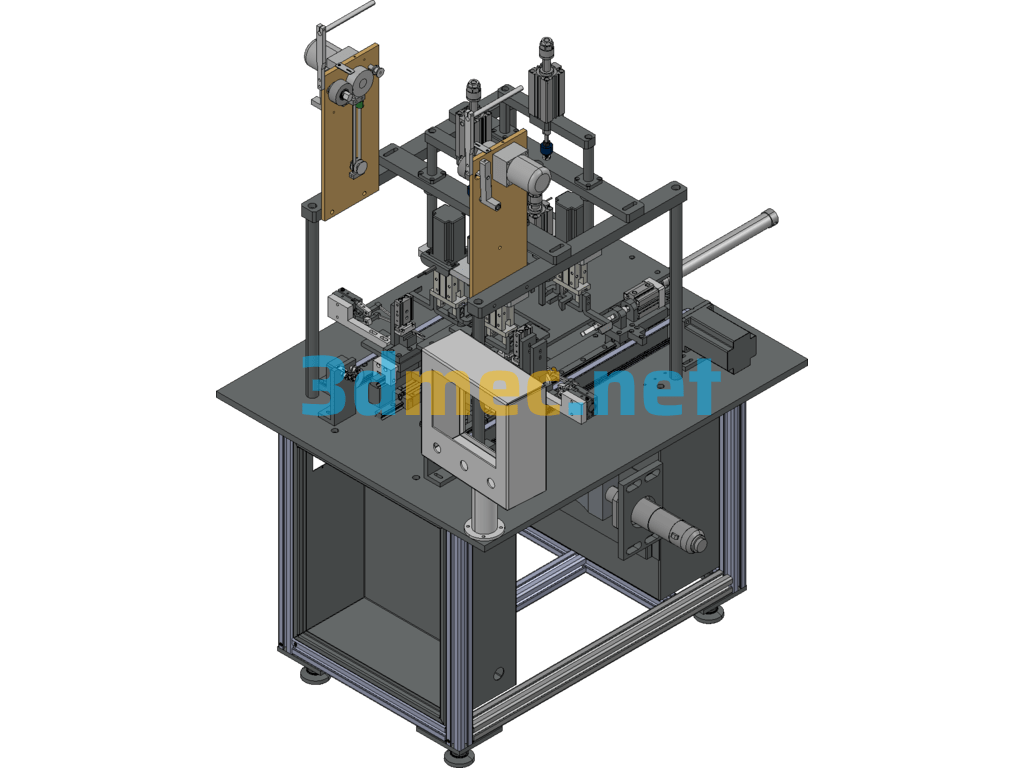 Cup Mask Double Wire Welding Machine Exported 3D Model Free Download