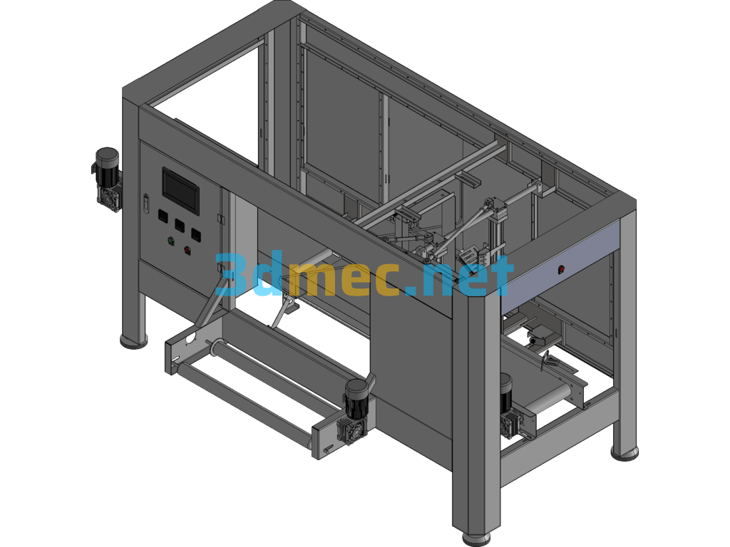 Barrel Water Automatic Bagging Machine Exported 3D Model Free Download