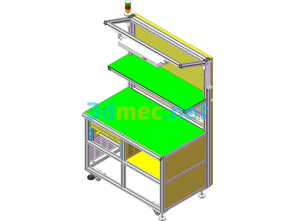 Inspection Bench SolidWorks 3D Model Free Download
