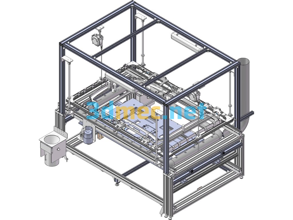 Automotive Sunroof Assembly Line-AST100 (Frame On Line) SolidWorks 3D Model Free Download