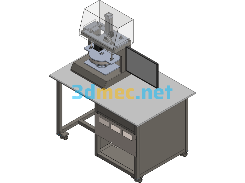 Automotive Fuel Cap Seal Tester Exported 3D Model Free Download
