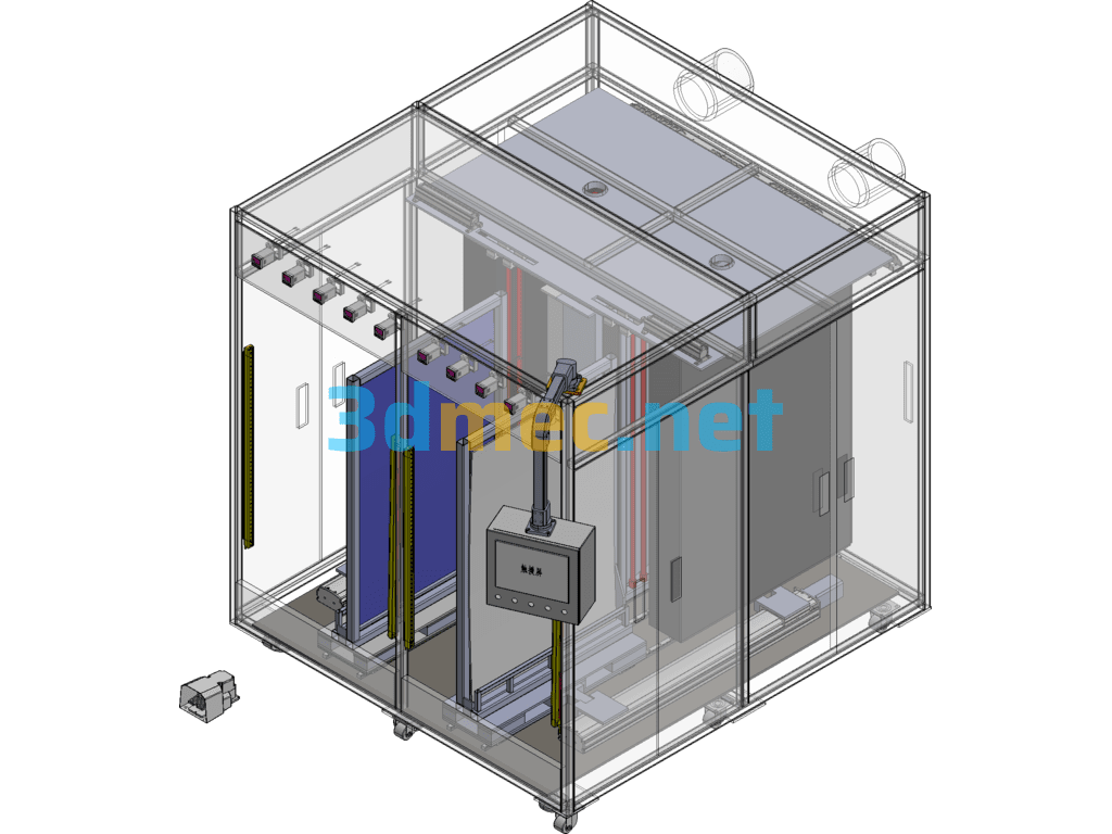 Automotive Glass Duplex Heating Non-Standard Equipment Exported 3D Model Free Download