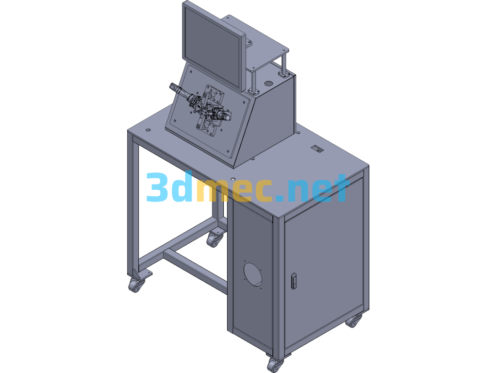 Automotive Combination Switch Test Bench Exported 3D Model Free Download