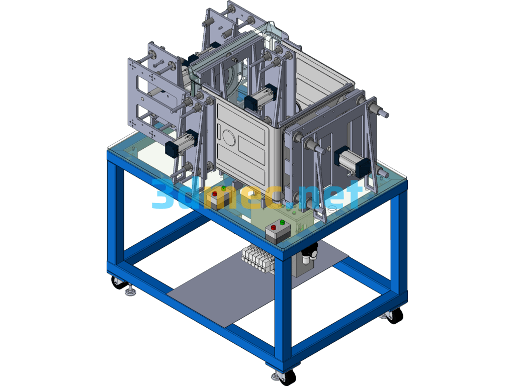 Dishwasher Liner Robot Welding Fixture 3D Model + Engineering Drawings + BOM List SolidWorks 3D Model Free Download
