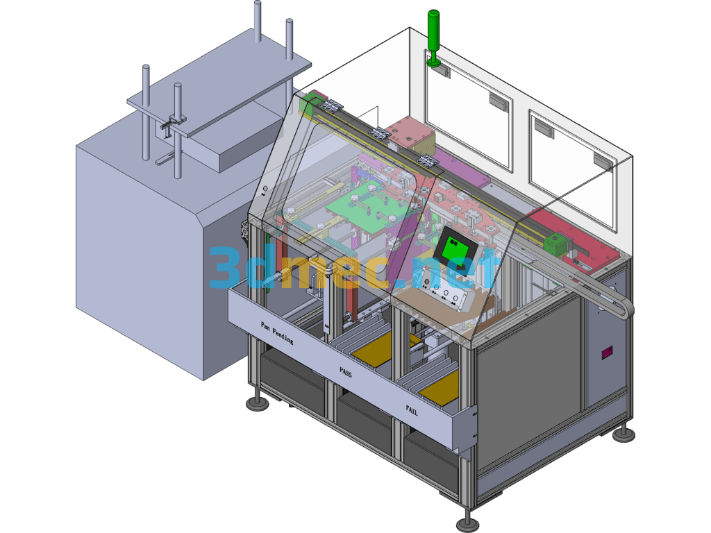 Test Loading Robot SolidWorks 3D Model Free Download