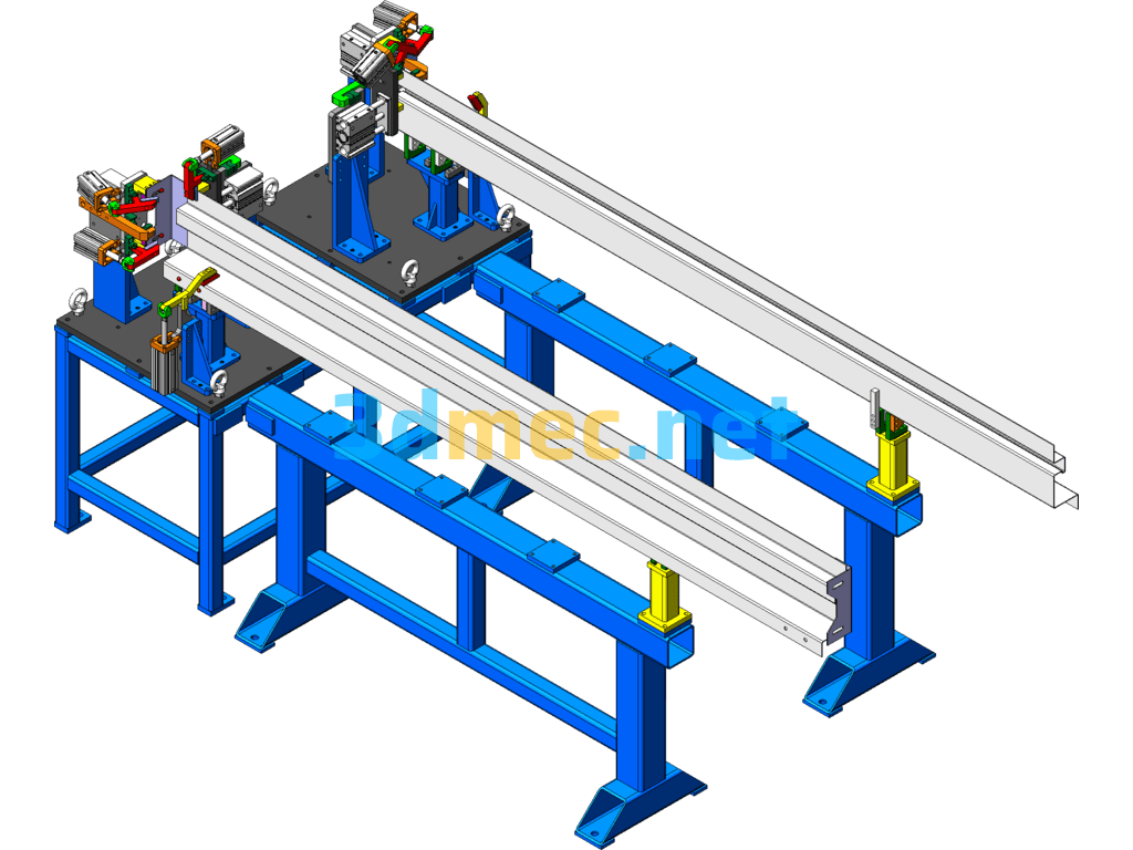 Runflex Fixture A Robot Welding Fixture Tooling Detailed Drawing SolidWorks 3D Model Free Download