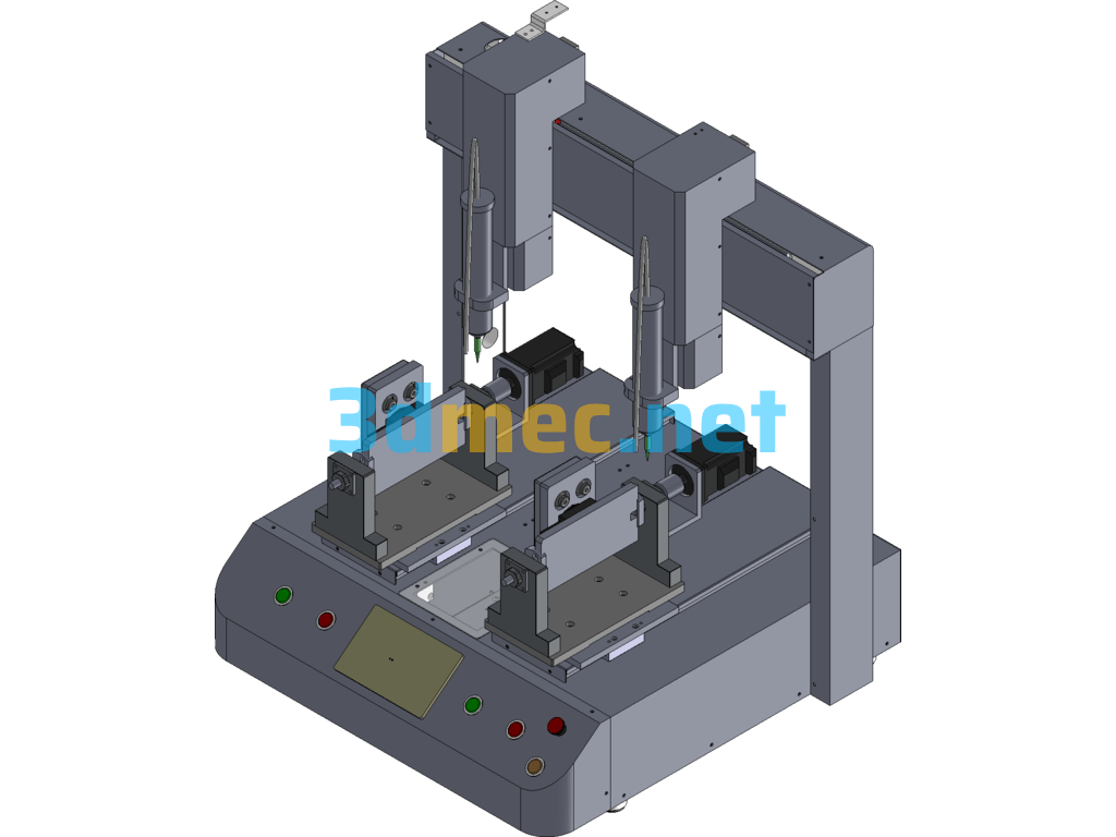 Dispensing Adapter Equipment SolidWorks 3D Model Free Download