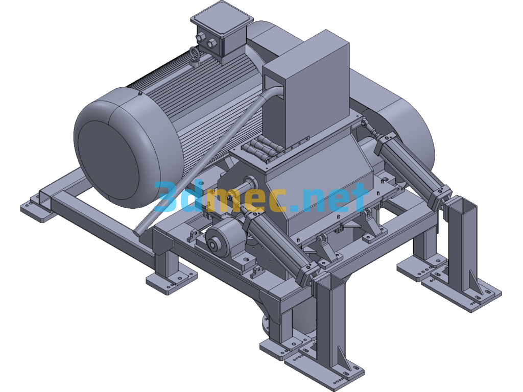 Hot Rolling Mill Exported 3D Model Free Download