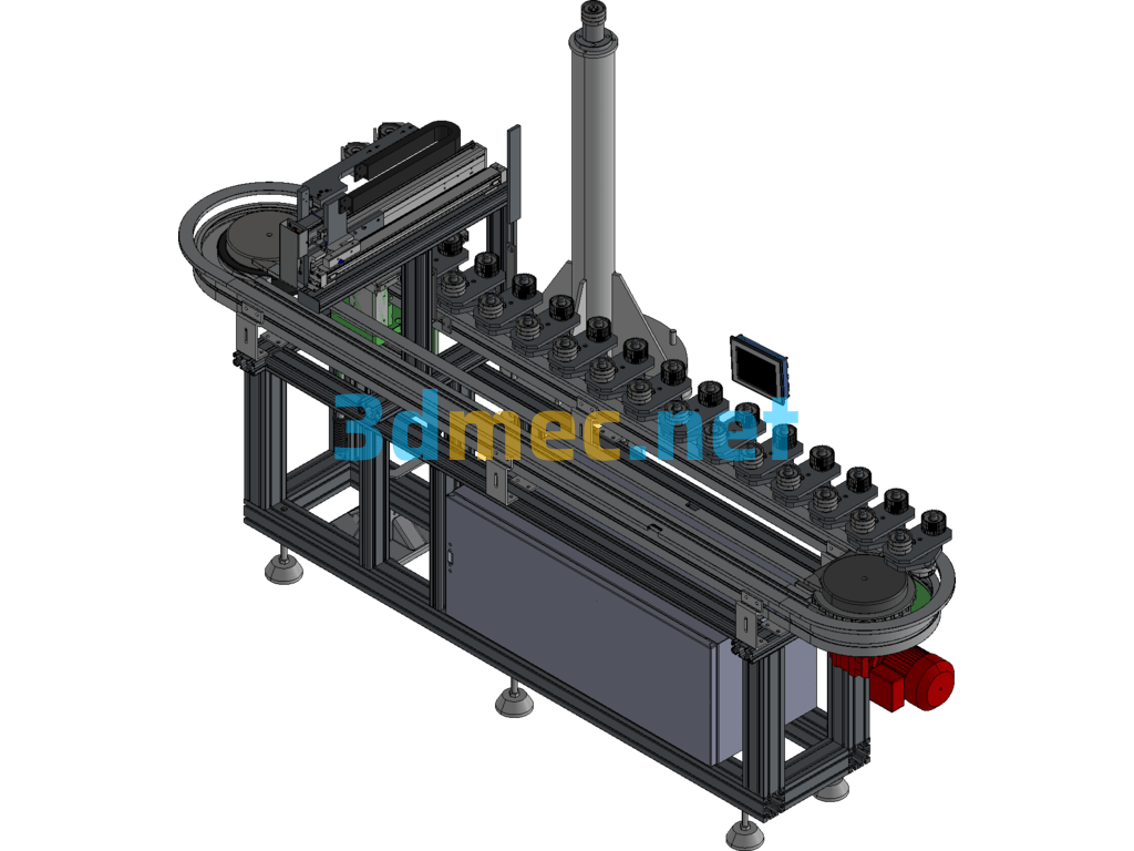 Ring Feeder Robot Exported 3D Model Free Download