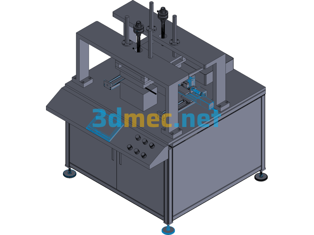 Balloon Forming Machine Exported 3D Model Free Download