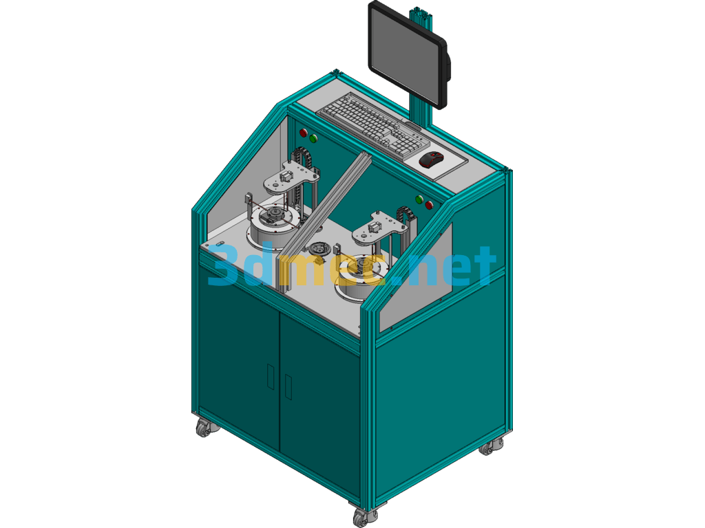 Motor No-Load Performance Testing Machine Exported 3D Model Free Download