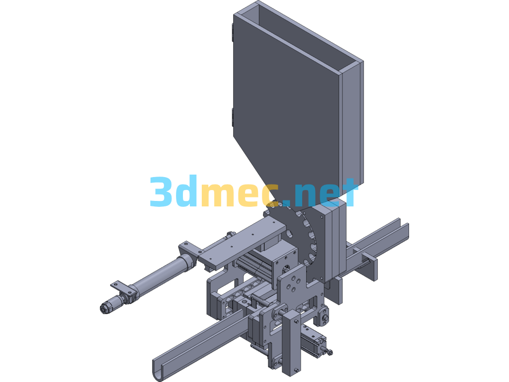 Battery Sealing Machine AAA Single Battery Baler Machine Core SolidWorks 3D Model Free Download