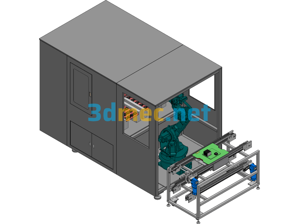 Computer Fan Loading Assembly SolidWorks 3D Model Free Download