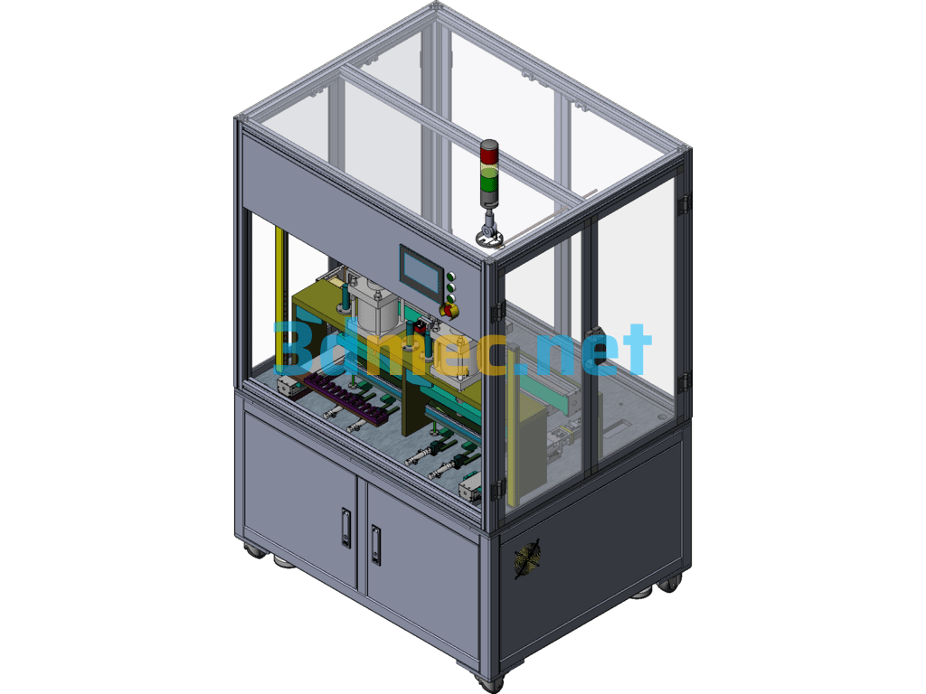 Resistor Automatic Cutting Tester Equipment (With Detailed DFM) SolidWorks 3D Model Free Download